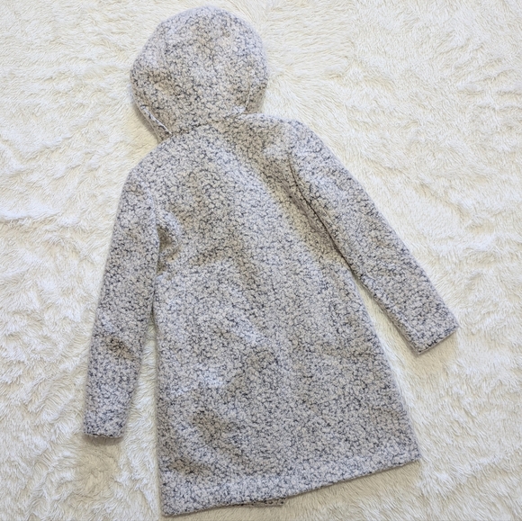 Cole Haan Grey Wool Blend Asymmetrical Walker Long Coat Size 2 - Picture 9 of 17